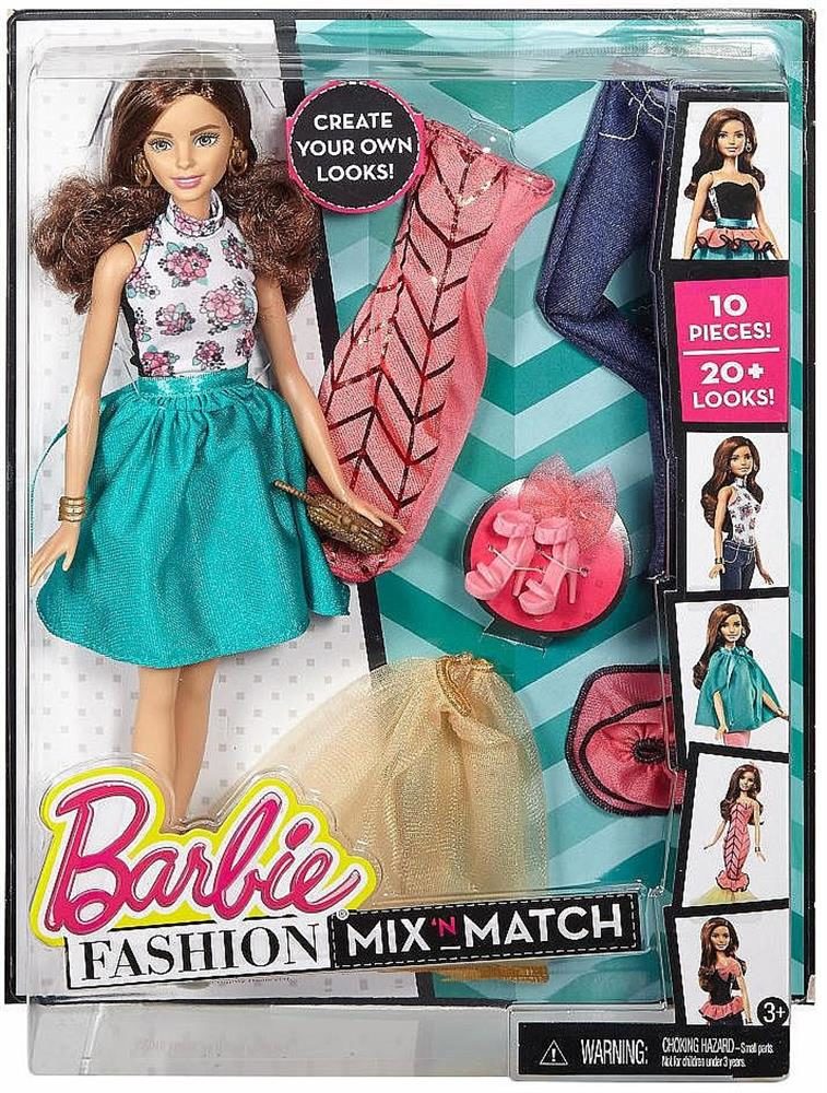 Barbie Fashion Mix ‘N Match Doll Brunette