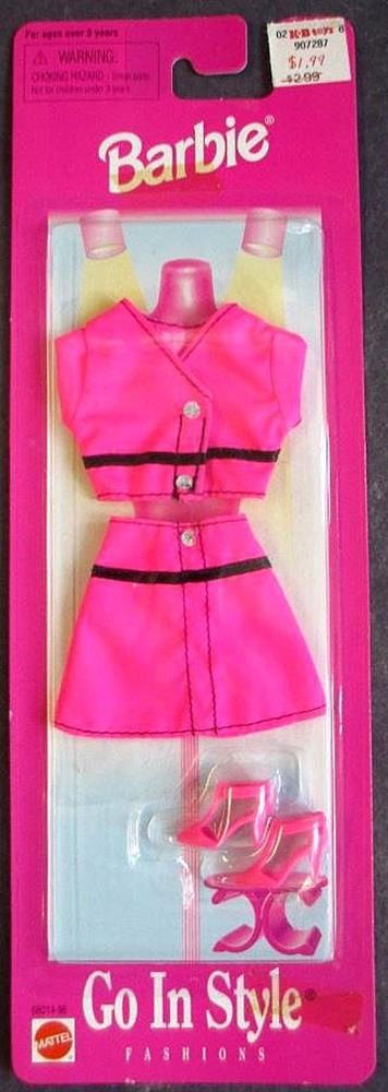 Barbie Fashion Pack – Go In Style Pink Top and Skirt