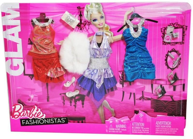 Barbie Fashionista Glam Fashion Assortment