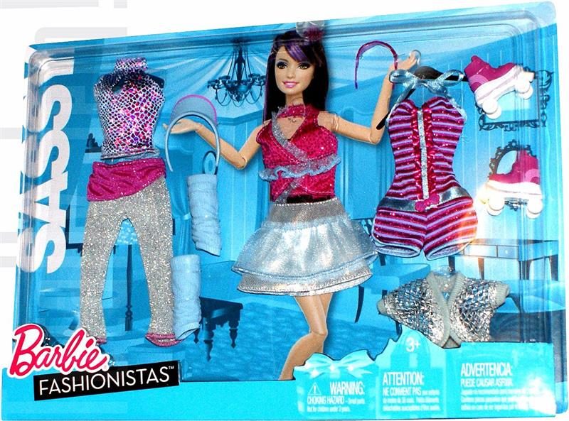 Barbie Fashionista Sassy Roller Skating Fashion Assortment