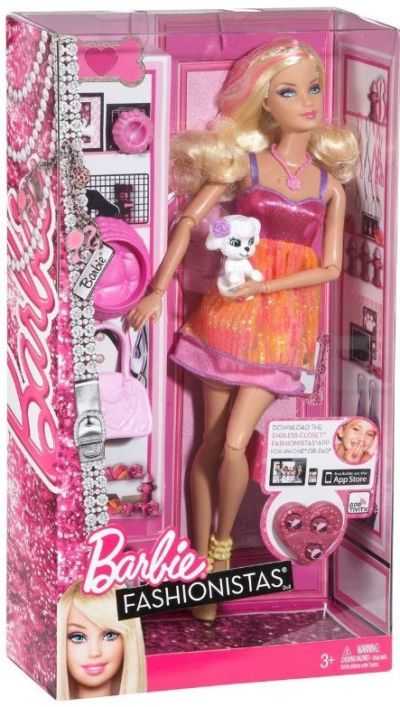 Barbie Fashionistas Barbie Doll and Pet