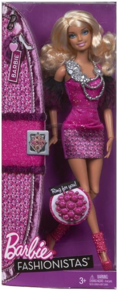 Barbie Fashionistas Barbie Doll – Pink Dress