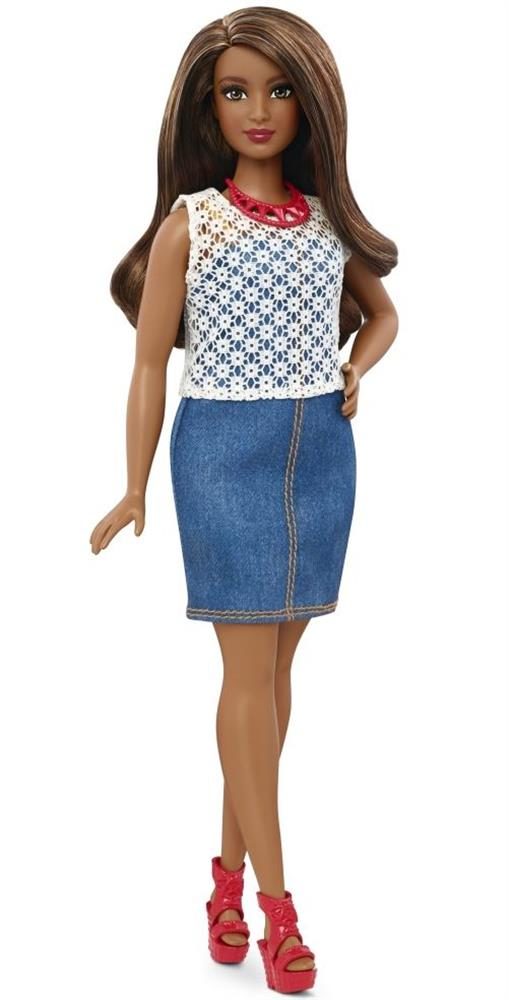 Barbie Fashionistas Doll 32 Dolled Up Denim – Curvy