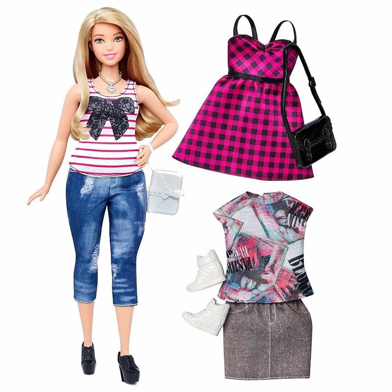 Barbie Fashionistas Doll 37 Everyday Chic Doll & Fashions – Curvy