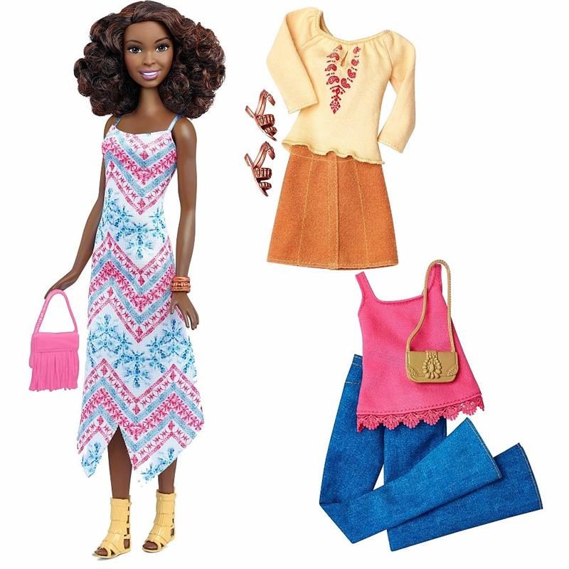 Barbie Fashionistas Doll 45 Boho Fringe Doll & Fashions – Tall