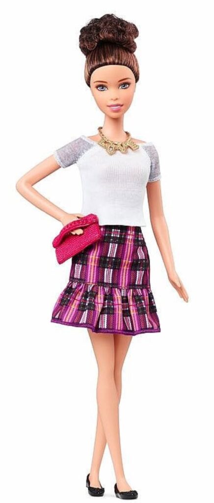 Barbie Fashionistas Doll Plum Plaid