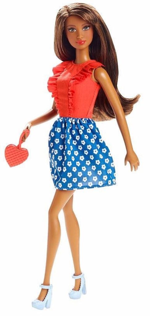 Barbie Fashionistas Doll Red Ruffles