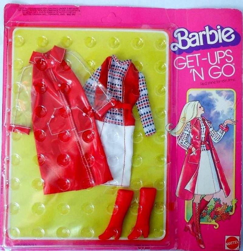 Barbie Get Ups An Go Red Shine for Rain Time