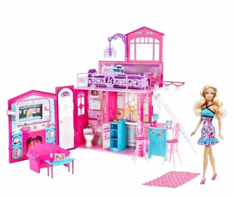 Barbie Glam House & Doll Set