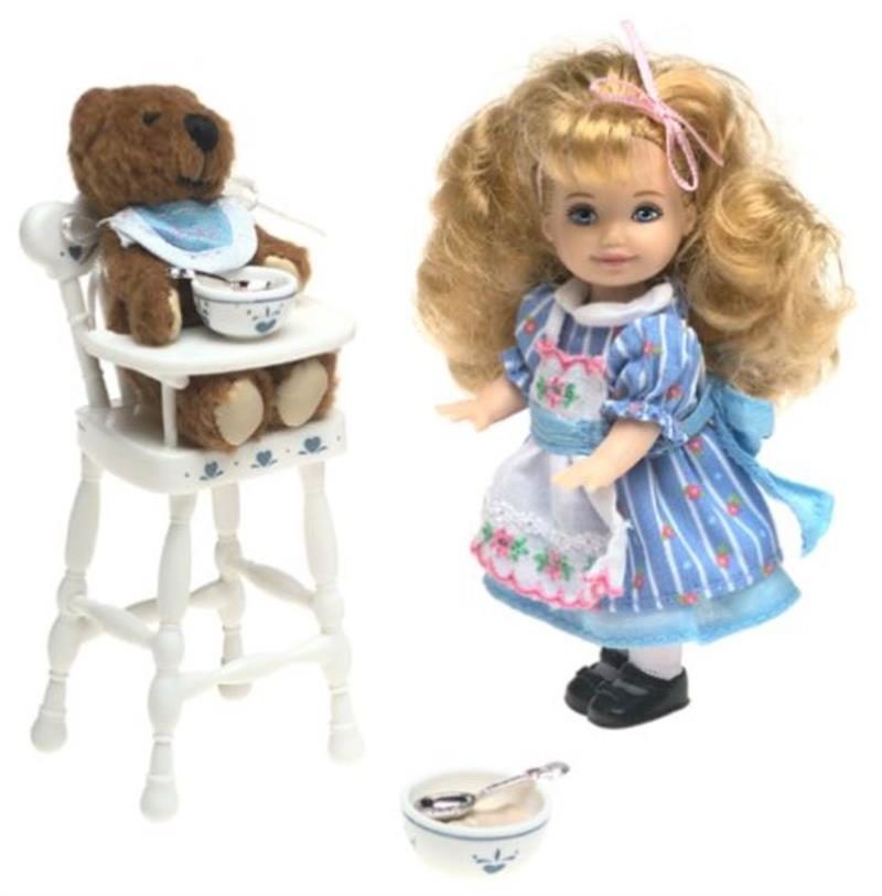 Barbie Goldilocks and the Three Bears Kelly Storybook Collectible