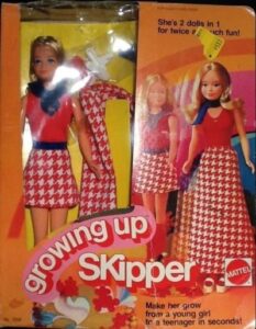 Barbie Growing Up Skipper (#7259, 1974) details and value – BarbieDB.com