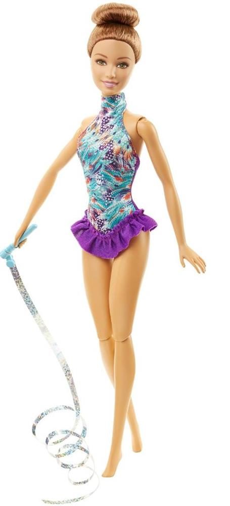 Barbie Gymnastics Doll, Brunette