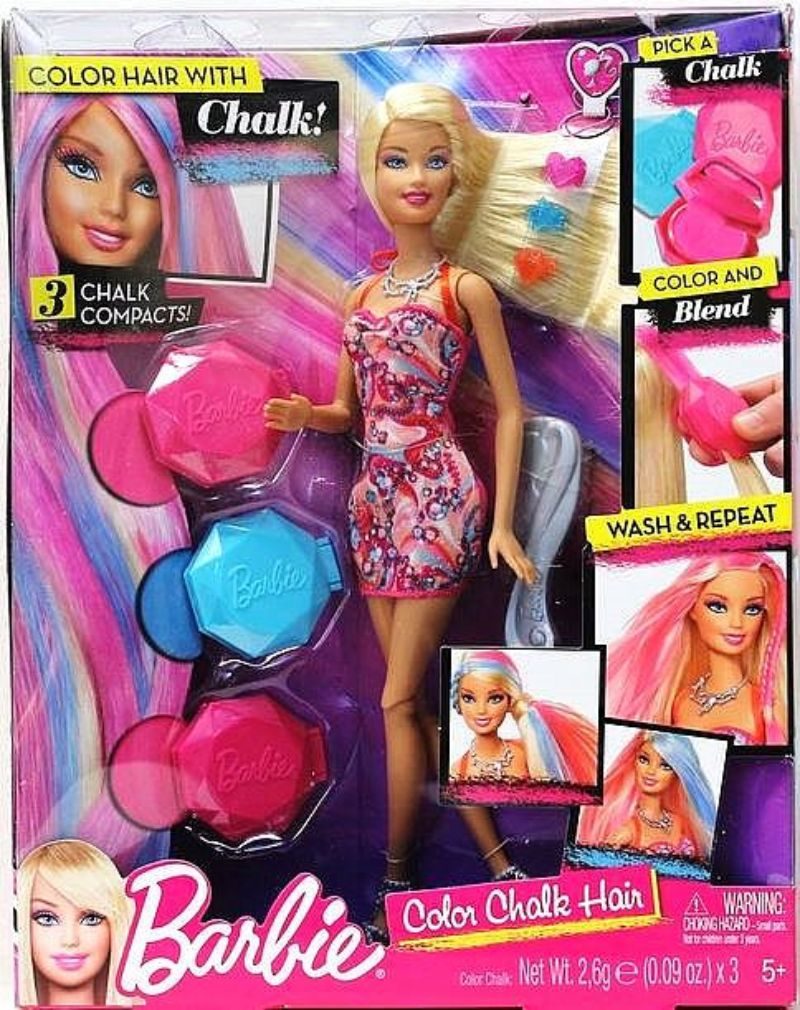 Barbie Hair Chalk Doll