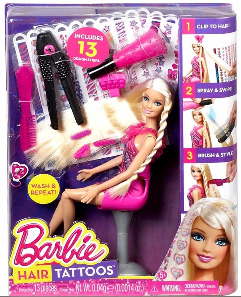 Barbie Hair Tattoos