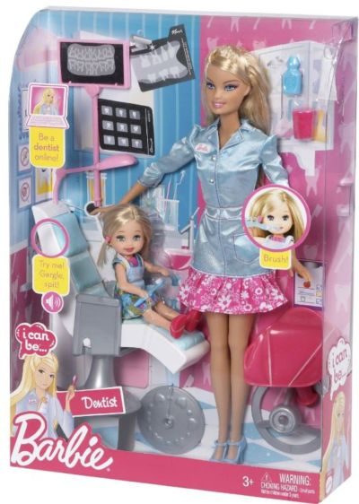 Barbie I Can Be Dentist Playset