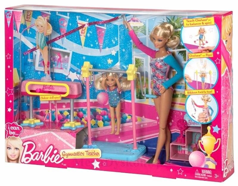 Barbie I Can Be Gymnastic Teacher Play Set