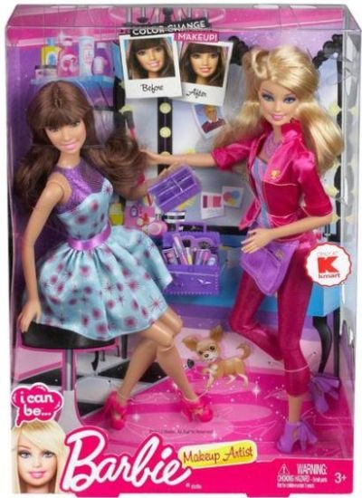 Barbie  I Can Be Make Up Artist 2 Pack Dolls