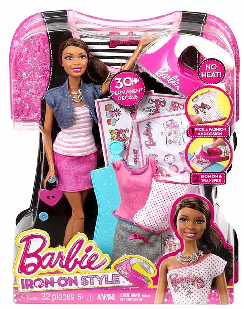 Barbie Iron-On Style Doll, African American