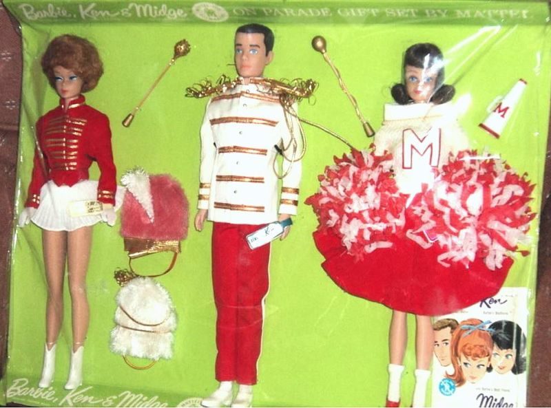 Barbie, Ken and Midge On Parade Gift set