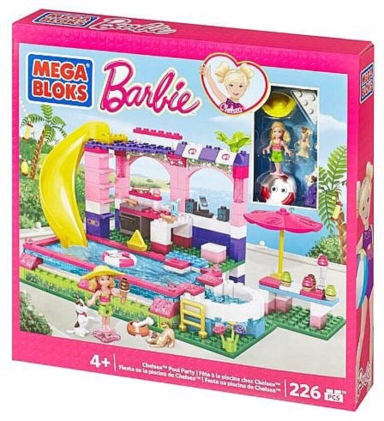 Barbie Mega Bloks Build N Play Chelsa Pool Party Dbm49 2014