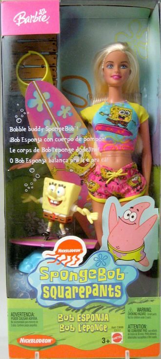 wat betreft pint vrijwilliger Barbie Nickelodeon Spongebob Squarepants Blonde (#C3117, 2003) details and  value – BarbieDB.com