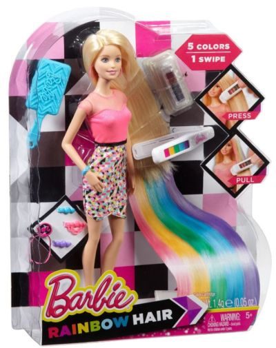Barbie Rainbow Hair Doll (#CFN48, 2015) details and value – BarbieDB.com