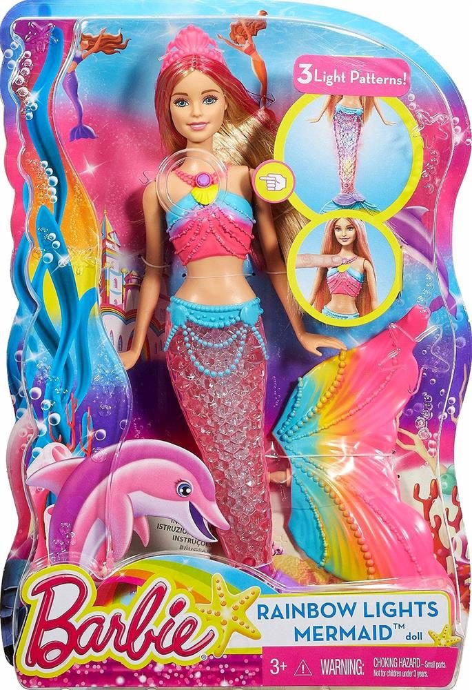 Barbie Rainbow Lights Mermaid Doll