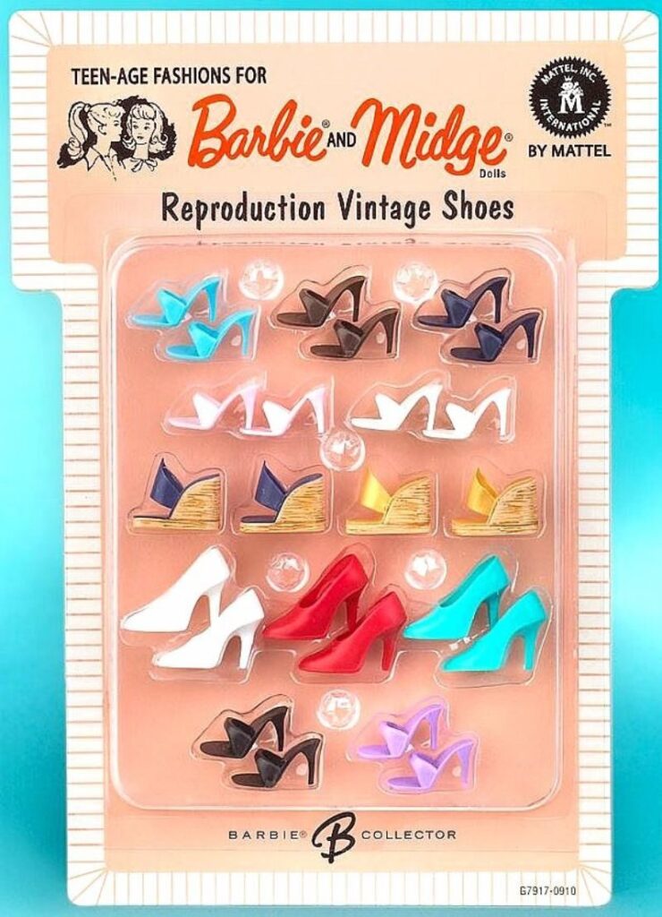Barbie Reproduction Vintage Shoes (#G7917, 2004) details and value ...