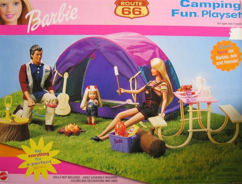 Barbie Route 66 Camping Fun Playset