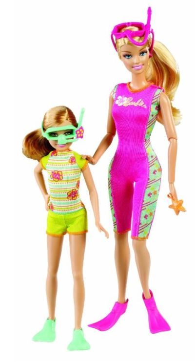 Barbie Sisters Snorkel Fun Barbie and Stacie Doll 2-Pack (#W3284