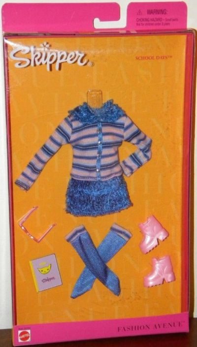 Barbie Skipper Fashion Avenue School Days Outfit