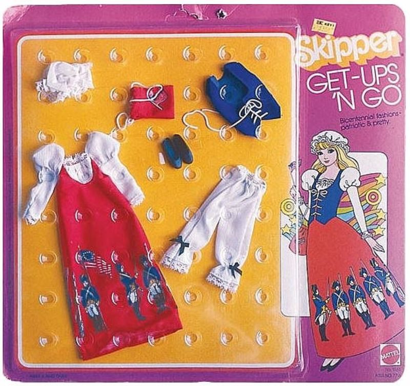 Barbie Skipper Get-Ups ‘N Go Bicentennial Fashions Patriotic & Pretty