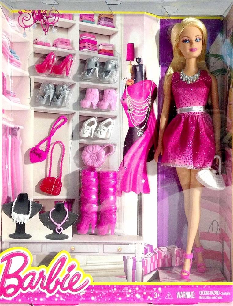 Barbie With Shoe Closet