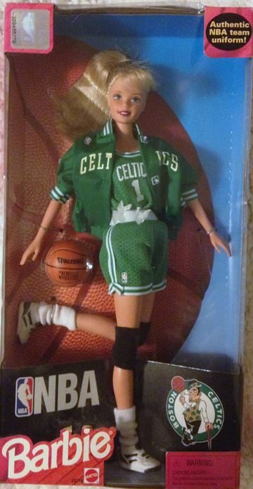 Boston Celtics NBA Barbie Blonde