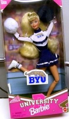 Brigham Young University Barbie Cheerleader