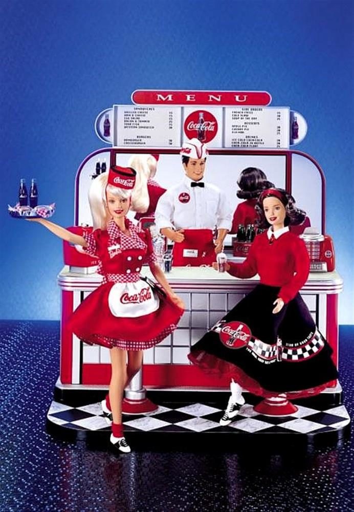 Coca-Cola Soda Barbie Fountain Set