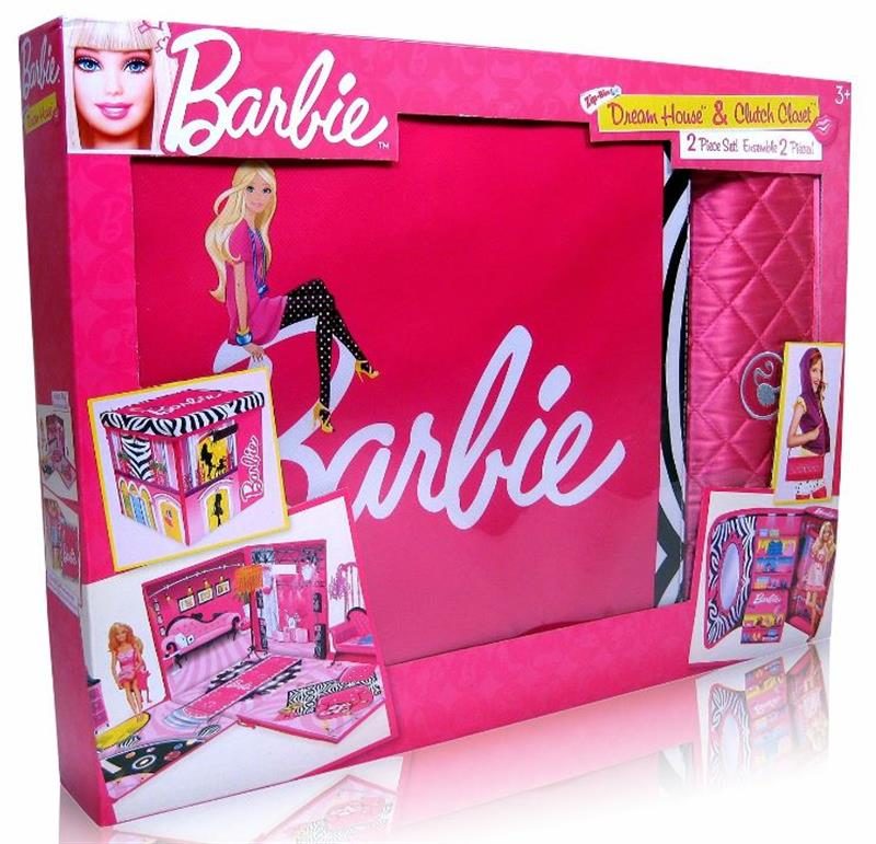 Neat-Oh! Barbie ZipBin 40 Doll Dream House Toy Box & Playmat