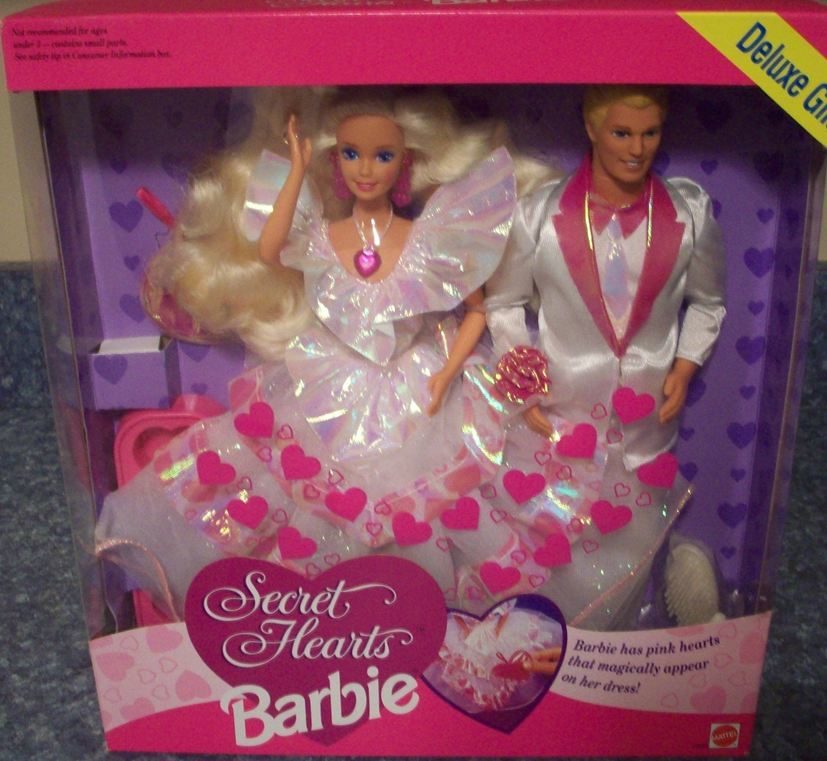 Secret Barbie and Ken Deluxe gift set (#10929, 1992) details and value –