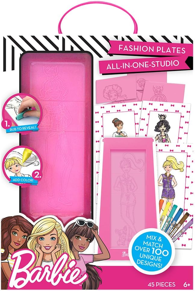 Barbie Fashion Plates All in One Studio