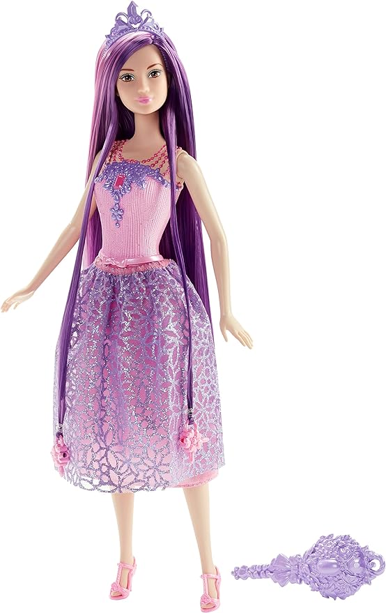 Barbie Endless Hair Kingdom Princess Doll, Purple