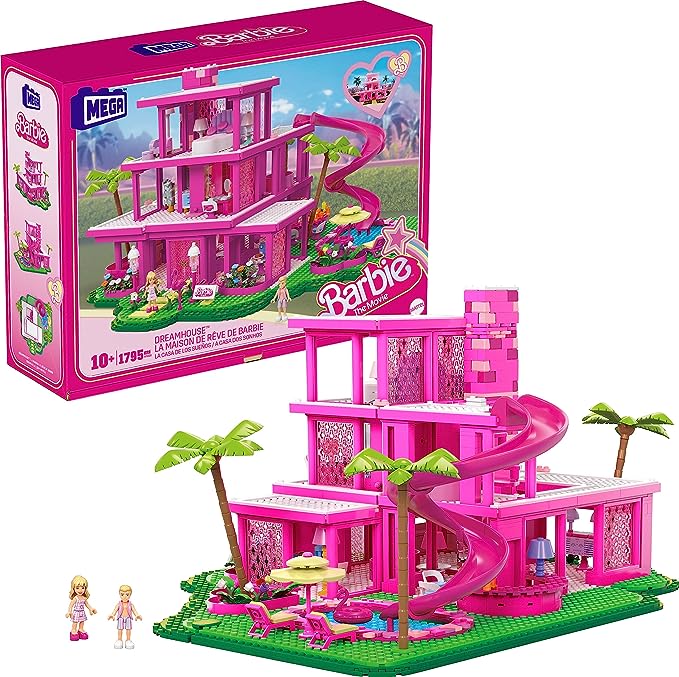 MEGA Barbie The Movie Dreamhouse Replica with 1,795 Pieces