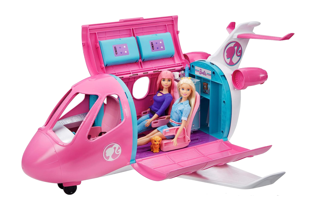 Barbie Airplane Play Set with 15+ Accessories